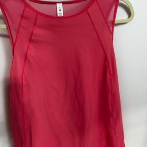 Lululemon Athletica Vibrant Red Tank Top